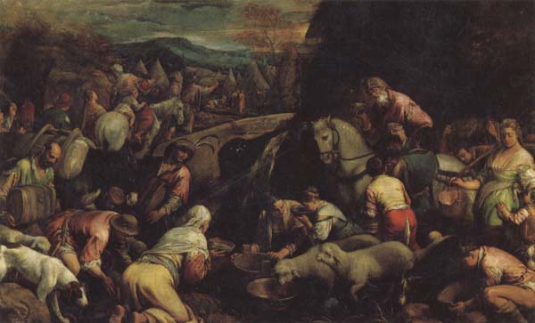 The Israelites Drinkintg the Miraculous Water
